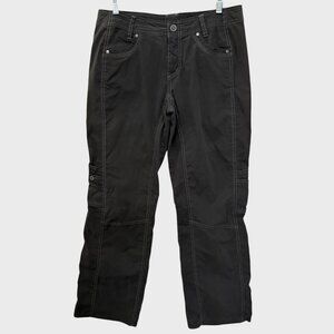 Kuhl Free Range Cargo Pants Gray Women's 12 Athletic Hiking Outdoors Gorpcore